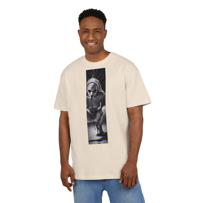 Unisex Oversized Graphic Tee - Edgy Gothic Design