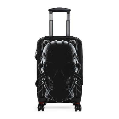 Stylish Travel Suitcase with Skull Design - Perfect for Adventurers