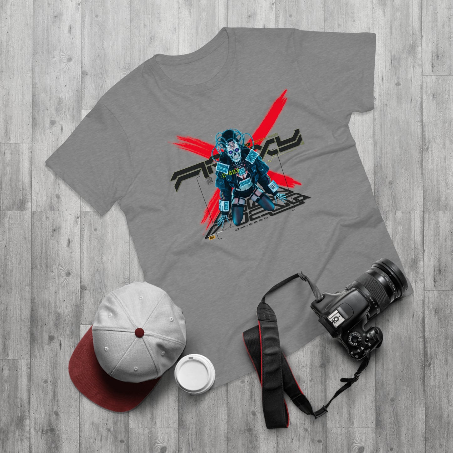 Futuristic Robot Graphic Tee - Unisex Casual T-Shirt, Geek Fashion, Gift for Gamers, Science Fiction Style, Birthday Present