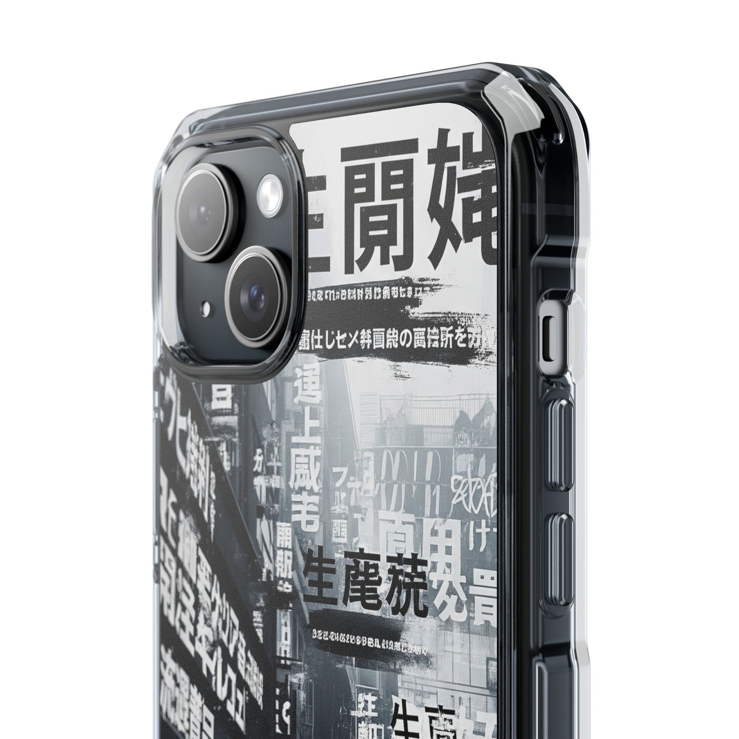 Stylish Magnetic Clear Impact Cases, Phone Protection, Urban Aesthetic, Gift for Tech Lovers, Summer Vibes, Trendy Accessories