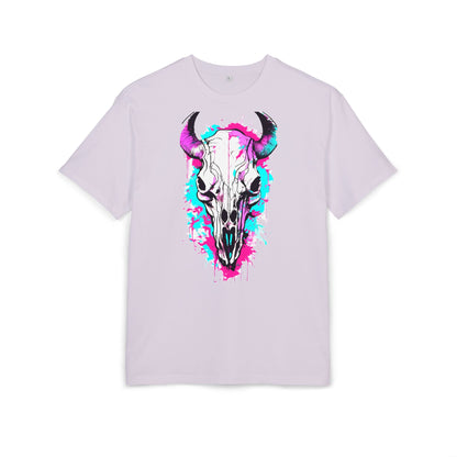 Vibrant Skull Graphic Tee for Art Lovers, Casual Wear, Unique Gift, Festival Apparel, Street Style Fashion