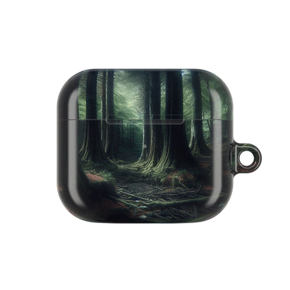 Nature-Inspired AirPod Cases, Forest Style Protective Cover, Eco-Friendly Gift for Nature Lovers, Tech Accessory for Travel