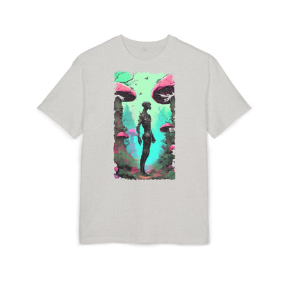 Psychedelic Mushroom Tee, Unisex Oversize Shirt, Trendy Graphic T-shirt, Casual Wear, Festival Attire, Unique Gifts