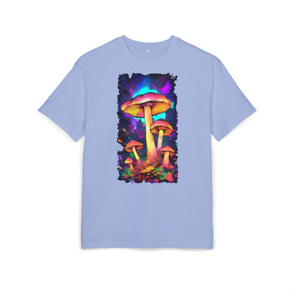 Psychedelic Mushroom Oversize Tee, Unisex Graphic Tee, Casual Summer Shirt, Gift for Nature Lovers, Festival Fashion