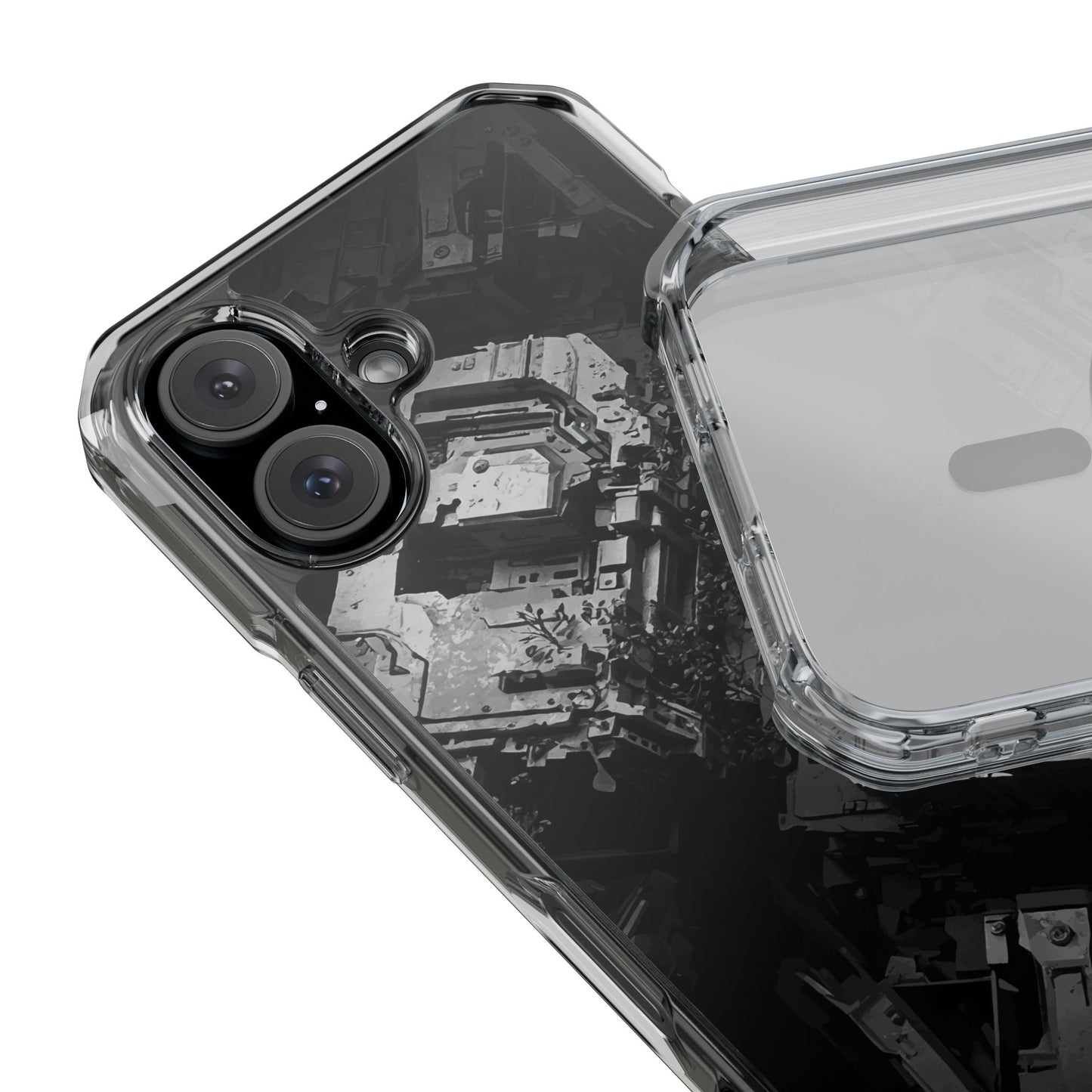 Stylish Magnetic Clear Impact Cases for iPhone, Heavy-Duty Protection, Customized Cases, Tech Lover Gift, Trendy Phone Accessories