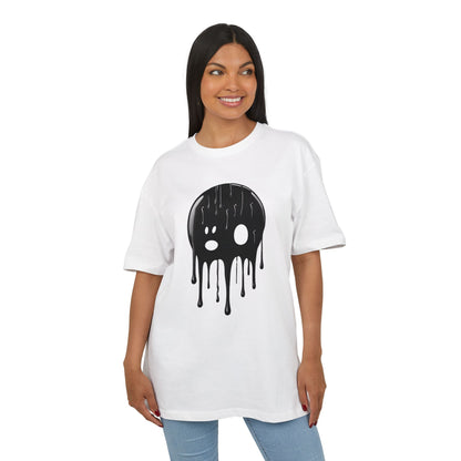 Edgy Skull Graphic Unisex Heavy Oversize Tee