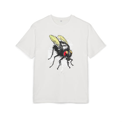 Bee-Inspired Unisex Heavy Oversize Tee, Casual Wear, Graphic T-Shirt, Gift for Nature Lovers, Summer Style, Eco-Friendly Fashion