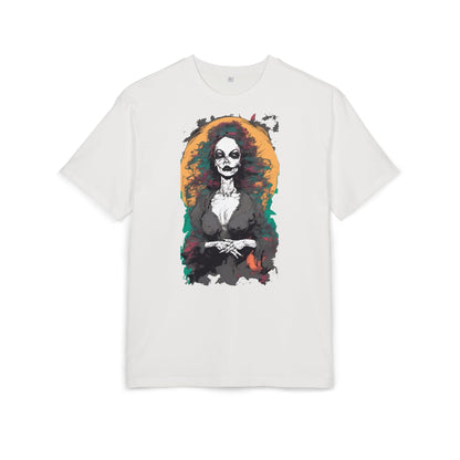 Gothic Art Oversized Tee - Perfect for Halloween Celebrations, Casual Outfits, Gift for Art Lovers, Unique Graphic Tee, Spooky Style