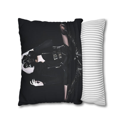 Gothic Glam Pillows, Square Cushion Covers, Elegant Home Decor, Statement Throw, Dark Aesthetic Gifts, Modern Bedroom Accent