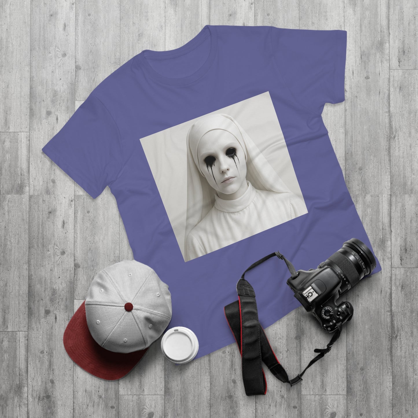 Spooky Art Tee, Unisex Graphic T-shirt, Halloween Costume, Horror Aesthetic Shirt, Creepy Vintage Look Top