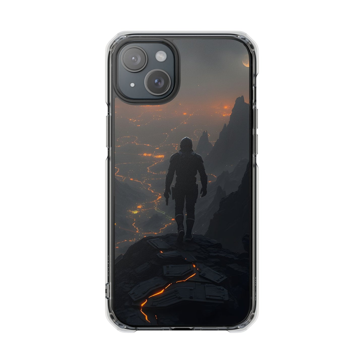 Magnetic Clear Impact Phone Cases, Adventure Phone Cover, Gamer Gift, Customizable Phone Shell, Trendy Tech Accessory