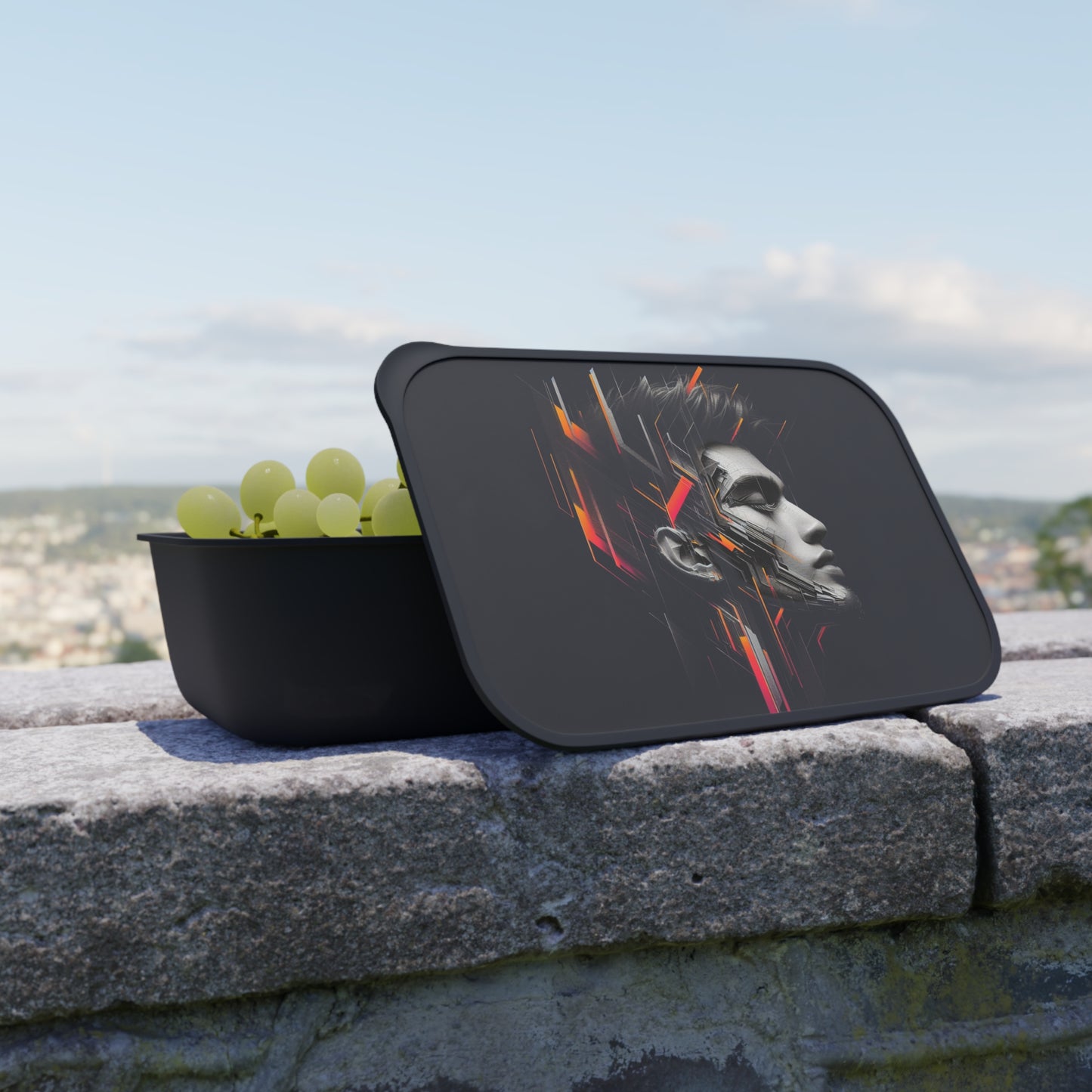Futuristic Bento Box, Modern Lunch Container, Unique Meal Prep Box, Stylish Food Storage, Eco-Friendly Lunch Box