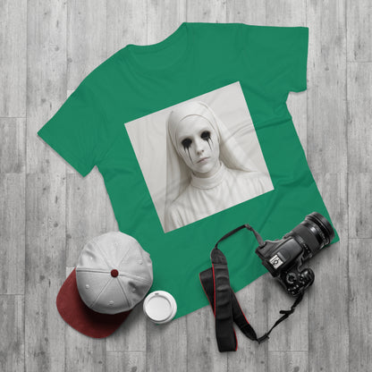 Spooky Art Tee, Unisex Graphic T-shirt, Halloween Costume, Horror Aesthetic Shirt, Creepy Vintage Look Top