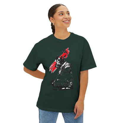 Edgy Graphic Oversized Tee, Unisex Artistic T-Shirt, Casual Streetwear Top, Unique Gift for Him or Her, Trendy Urban Apparel