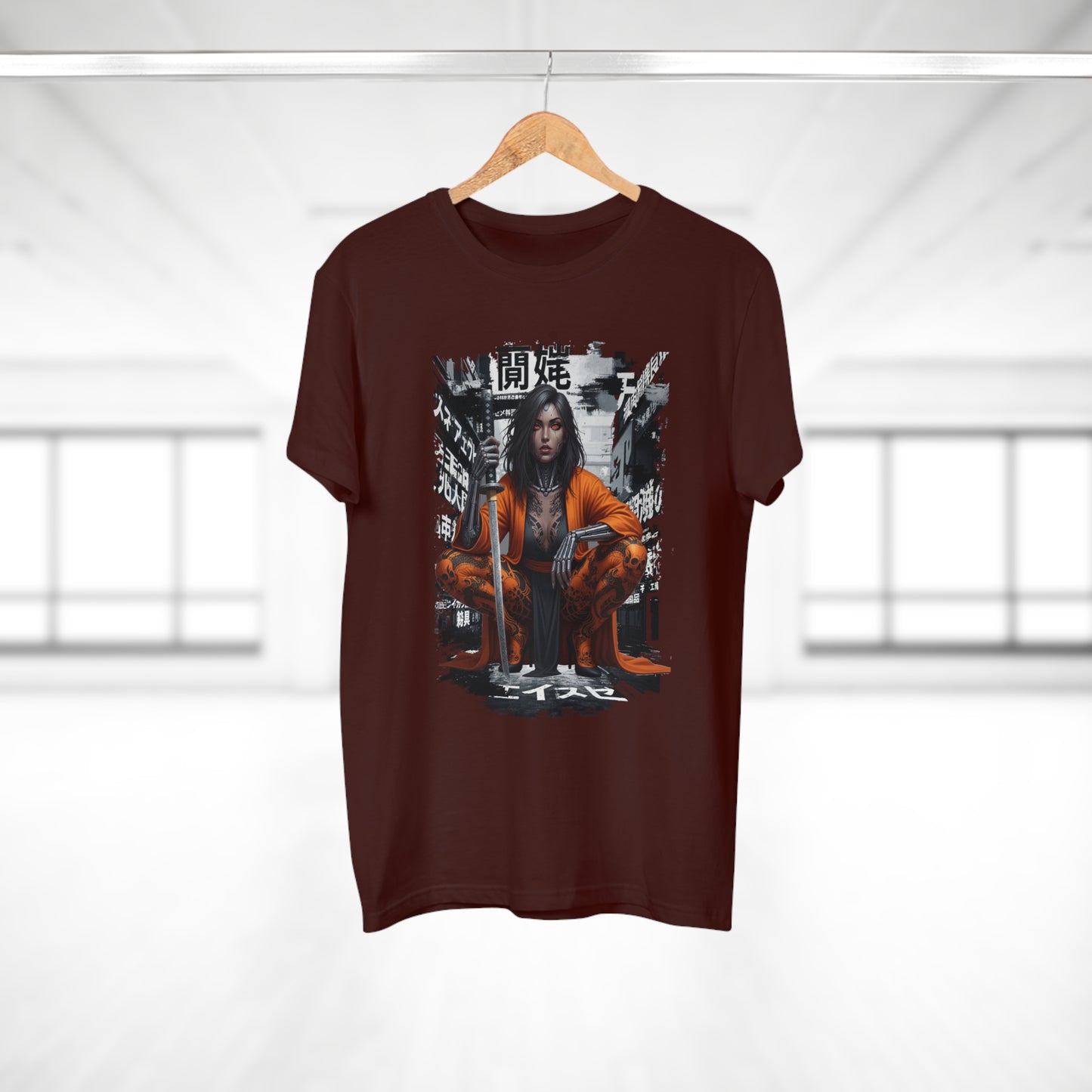Urban Samurai Unisex T-shirt, Graphic Tee for Anime Fans, Streetwear Fashion, Unique Gift for Birthdays, Casual Wear