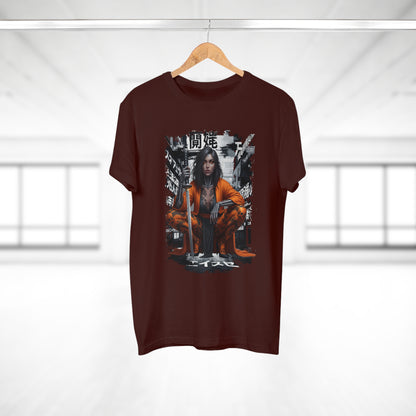 Urban Samurai Unisex T-shirt, Graphic Tee for Anime Fans, Streetwear Fashion, Unique Gift for Birthdays, Casual Wear