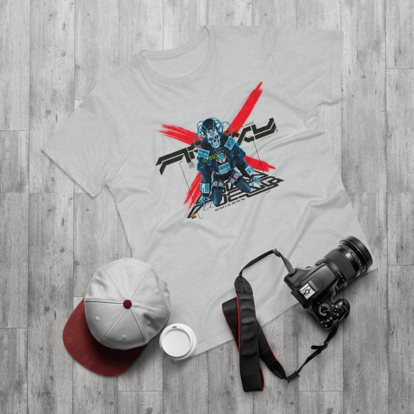 Futuristic Robot Graphic Tee - Unisex Casual T-Shirt, Geek Fashion, Gift for Gamers, Science Fiction Style, Birthday Present