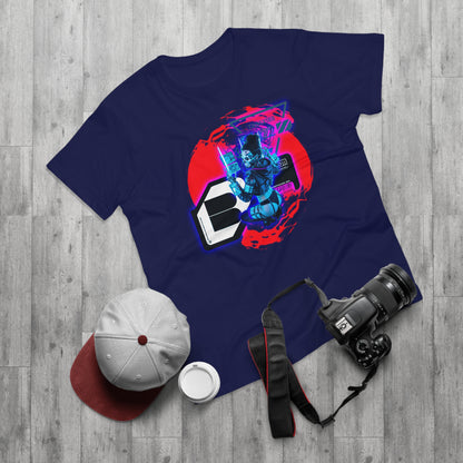 Futuristic Graphic Tee, Urban Outfit, Cyberpunk Style T-shirt, Men's Streetwear, Casual Wear, Gift for Tech Lovers
