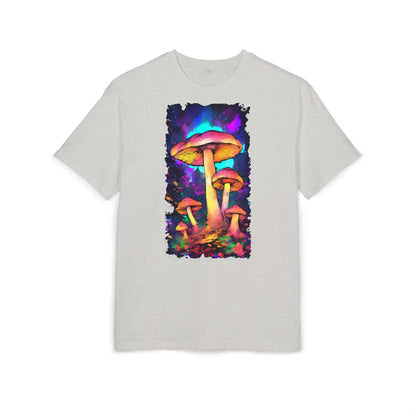 Psychedelic Mushroom Oversize Tee, Unisex Graphic Tee, Casual Summer Shirt, Gift for Nature Lovers, Festival Fashion