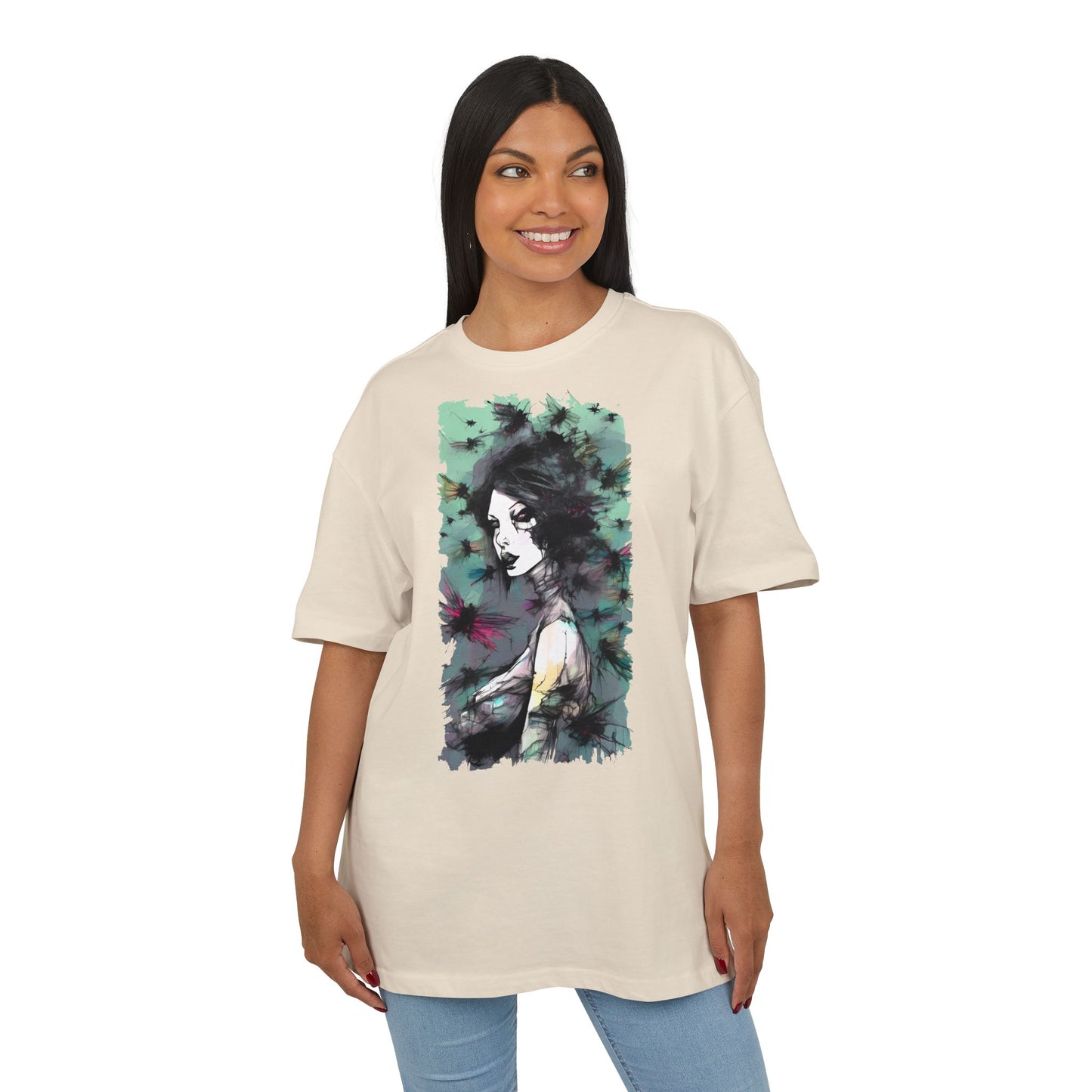Artistic Oversize Tee - Unique Graphic Shirt for Creative Souls, Comfortable Fashion for Art Lovers, Unisex Casual Wear