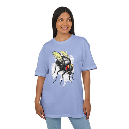 Bee-Inspired Unisex Heavy Oversize Tee, Casual Wear, Graphic T-Shirt, Gift for Nature Lovers, Summer Style, Eco-Friendly Fashion