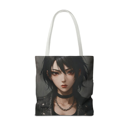 Edgy Art Tote Bag | Unique Gothic Shopper | Gift for Music Lovers, Fashionistas, or Occasions | Stylish Graphic Bag