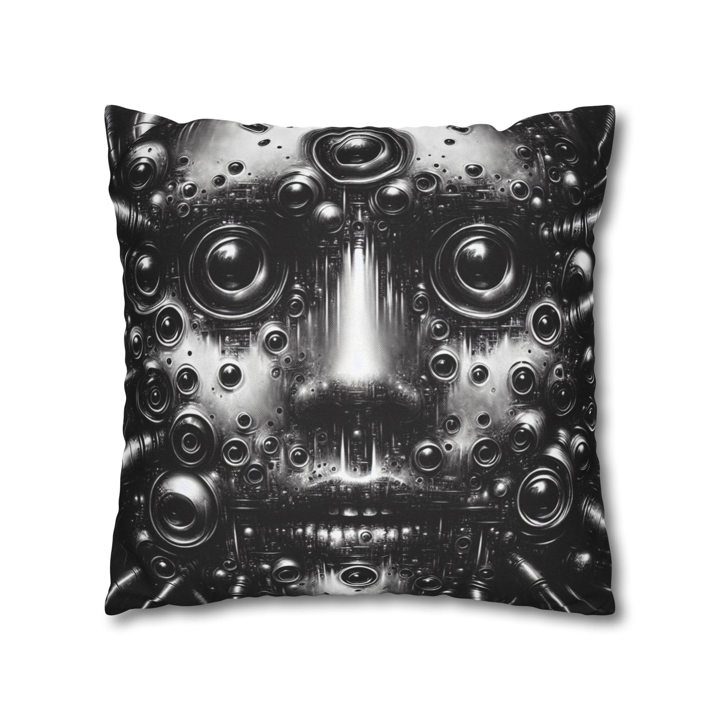 Funky Geometric Pillowcase, Modern Home Decor, Unique Throw Pillow Cover, Artistic Cushion Cover, Gift for Art Lovers