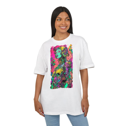 Artistic Oversize Tee - Vibrant Graphic Shirt, Casual Streetwear, Unique Gift for Art Lovers, Everyday Wear, Graphic Tee