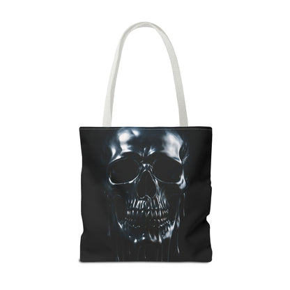 Gothic Skull Tote Bag, Edgy Fashion Accessory, Perfect for Halloween, Unique Gift Idea, Stylish Shopping Companion, All-Occasion Use