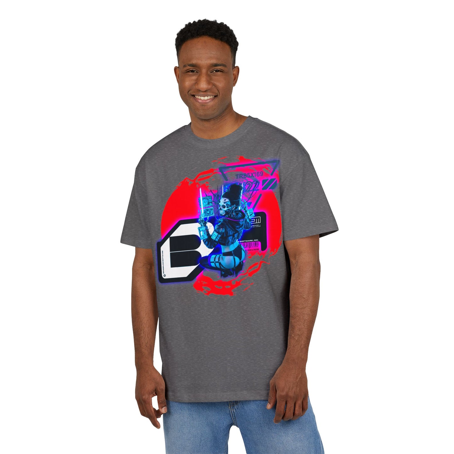 Vibrant Graphic Unisex Oversize Tee | Streetwear Style T-Shirt, Cool Casual Wear, Unique Gift, Festival Attire, Creative Design