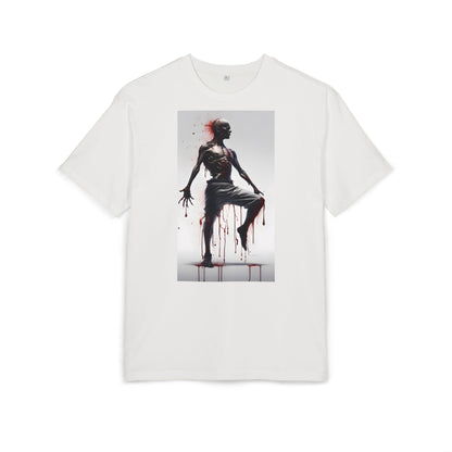 Bold Artistic Unisex Tee, Casual Street Style Shirt, Comfortable Graphic Top, Gift for Art Lovers, Unique Fashion Statement