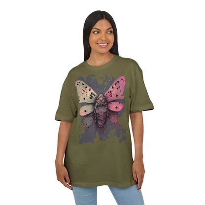 Moth Art Unisex Oversized Tee, Graphic T-Shirt, Nature Lover Gift, Everyday Wear, Summer Style