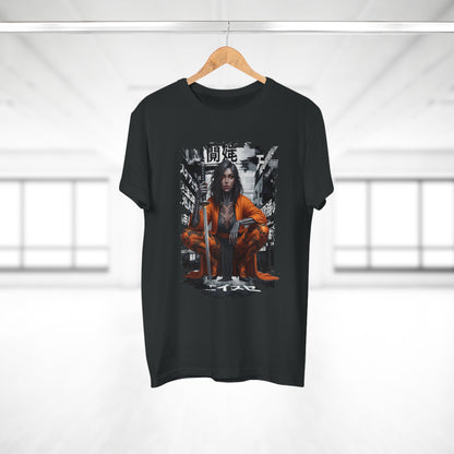 Urban Samurai Unisex T-shirt, Graphic Tee for Anime Fans, Streetwear Fashion, Unique Gift for Birthdays, Casual Wear