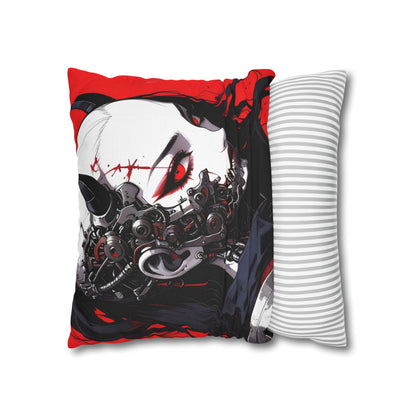 Futuristic Anime Style Pillowcase, Cyberpunk Decor, Gift for Anime Lovers, Home Accessories, Housewarming Present, Cozy Bedroom