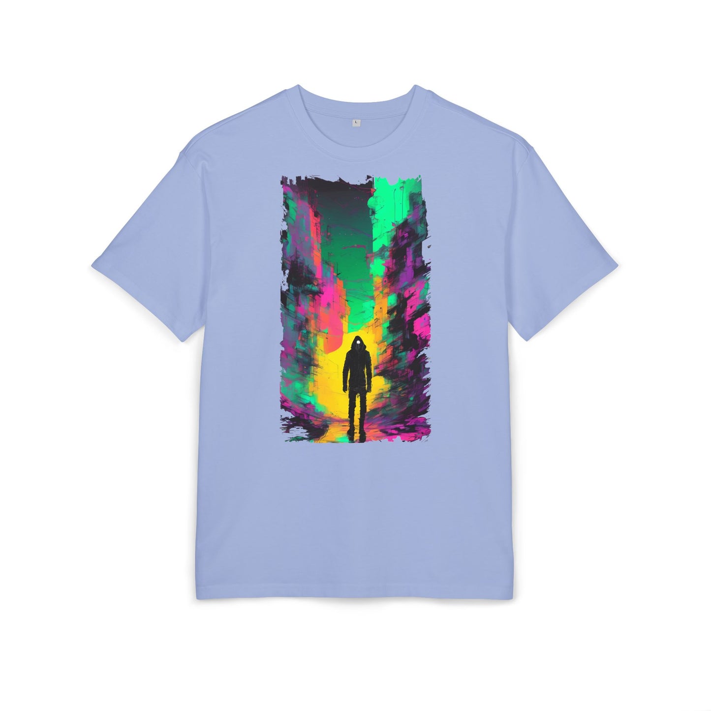 Vibrant Nature-Inspired Oversize Tee, Boho Graphic Tee, Unisex T-Shirt for Adventurers, Colorful Casual Wear, Nature Lover Gift