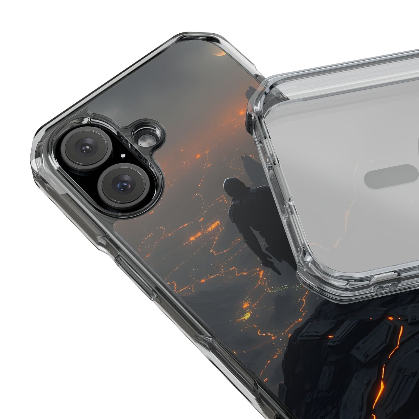 Magnetic Clear Impact Phone Cases, Adventure Phone Cover, Gamer Gift, Customizable Phone Shell, Trendy Tech Accessory