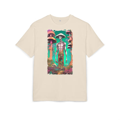 Psychedelic Alien Oversize Tee, Unisex Graphic T-Shirt, Casual Streetwear, Gift for Sci-Fi Lovers, Festival Apparel