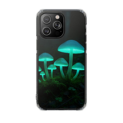 Glowing Mushroom iPhone Case, Unique Cellphone Protector, Gift for Nature Lovers, Eco-Friendly Tech Accessory