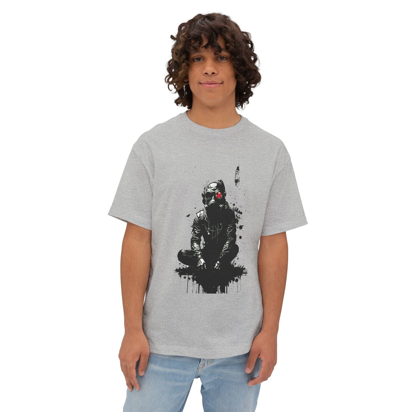 Street Art Graphic Tee for Casual Vibes, Unisex Oversized Boxy Tee, Cool Streetwear Top, Gift for Art Lovers, Perfect for Festivals, [...]