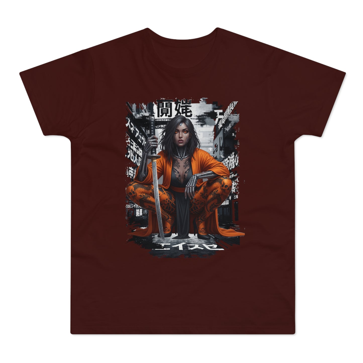 Urban Samurai Unisex T-shirt, Graphic Tee for Anime Fans, Streetwear Fashion, Unique Gift for Birthdays, Casual Wear