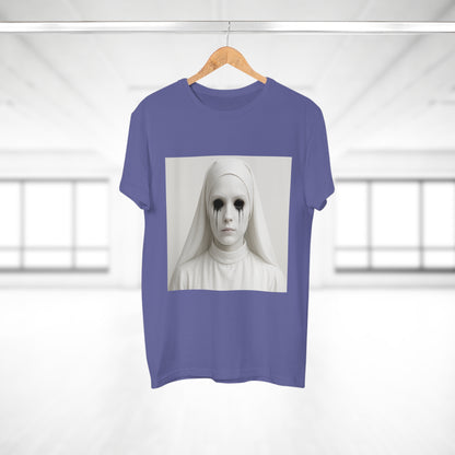 Spooky Art Tee, Unisex Graphic T-shirt, Halloween Costume, Horror Aesthetic Shirt, Creepy Vintage Look Top