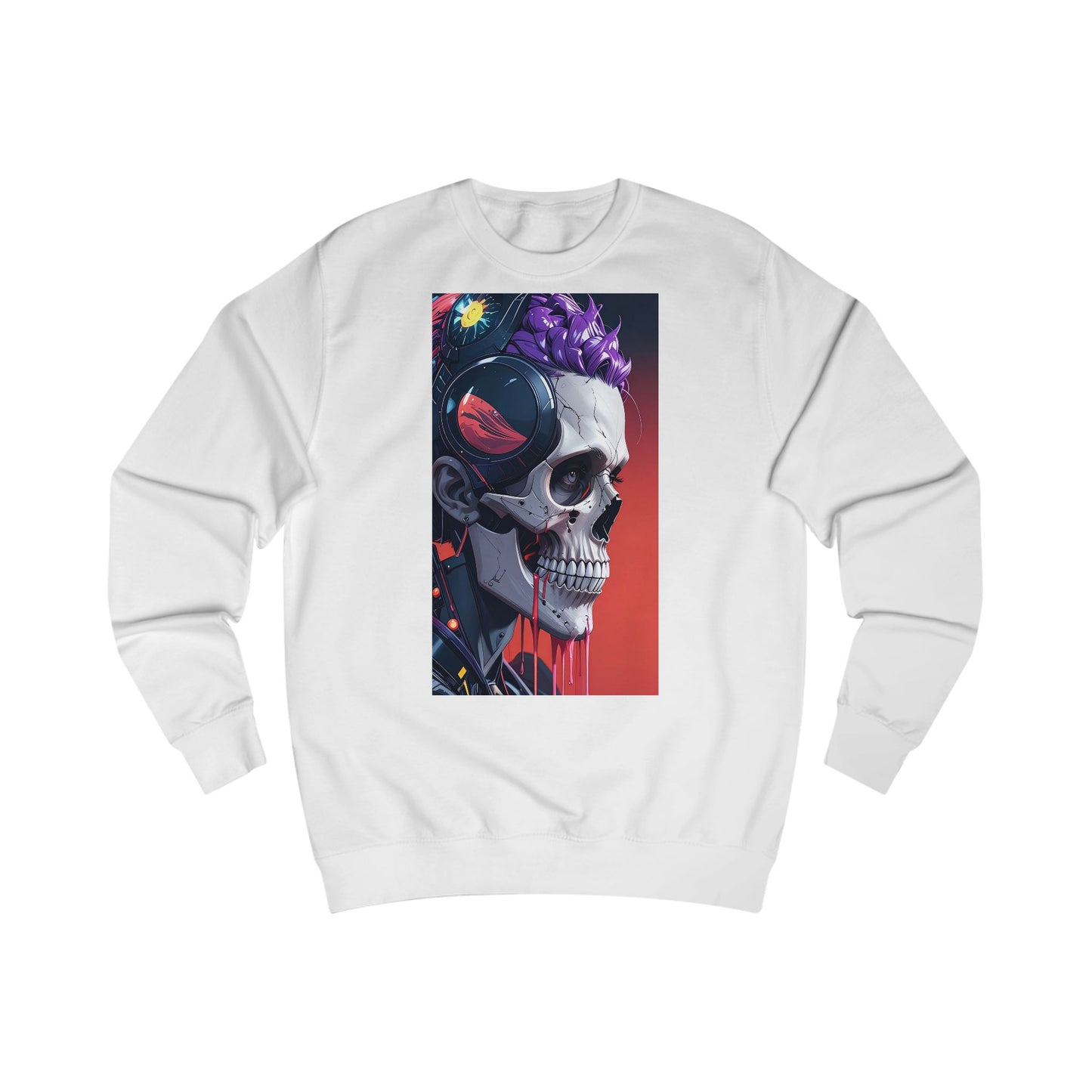 Sugar Skull Unisex Sweatshirt - Cozy Halloween Apparel, Day of the Dead Inspired, Gift for Him/Her, Fall Fashion