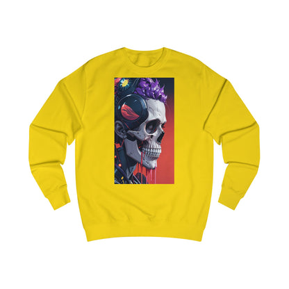 Sugar Skull Unisex Sweatshirt - Cozy Halloween Apparel, Day of the Dead Inspired, Gift for Him/Her, Fall Fashion