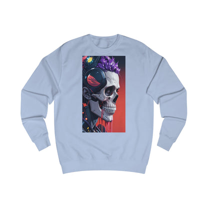 Sugar Skull Unisex Sweatshirt - Cozy Halloween Apparel, Day of the Dead Inspired, Gift for Him/Her, Fall Fashion