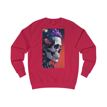 Sugar Skull Unisex Sweatshirt - Cozy Halloween Apparel, Day of the Dead Inspired, Gift for Him/Her, Fall Fashion