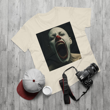 Creepy Clown Graphic T-Shirt, Scary Shirt for Halloween, Horror Movie Fans, Unique Gift for Him, Unisex Casual Wear