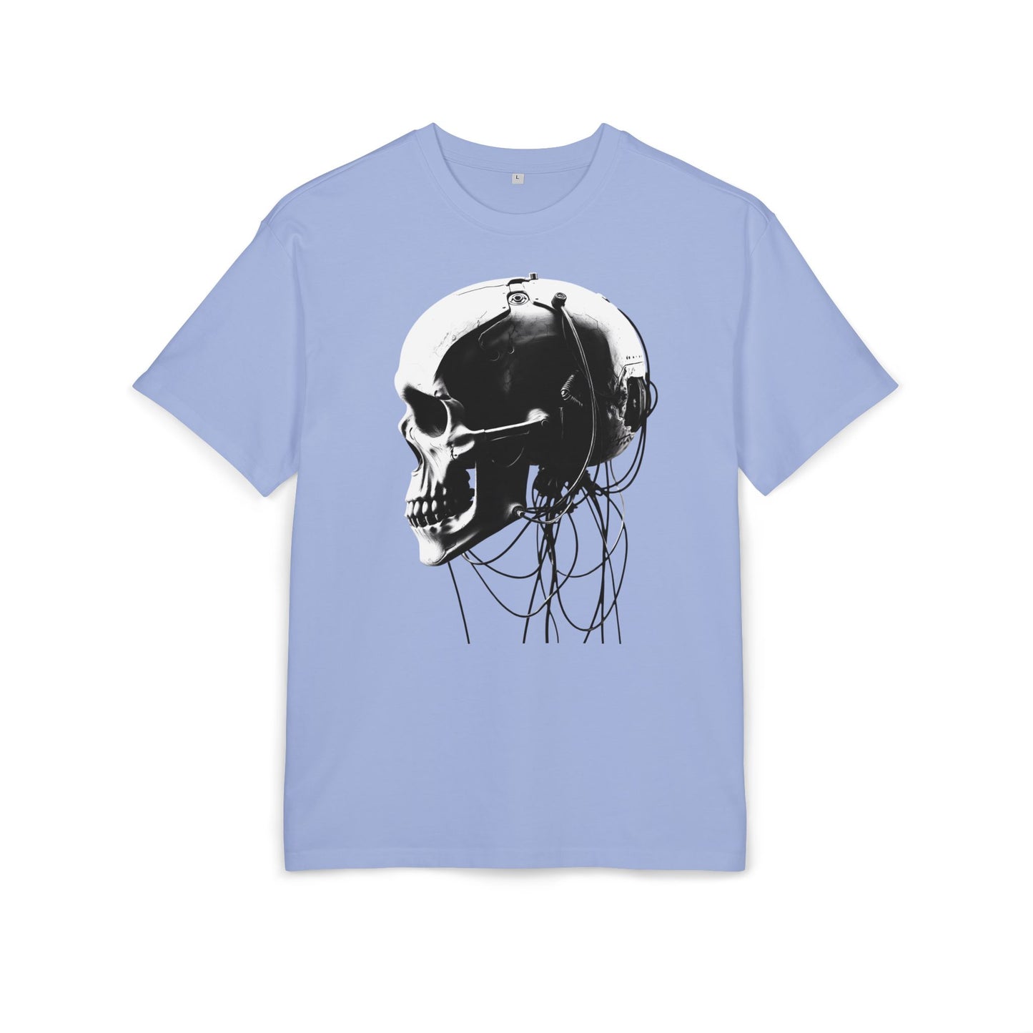 Unisex Skull Graphic Oversize Tee - Bold, Edgy Style for Casual Wear