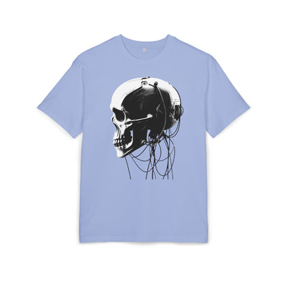 Unisex Skull Graphic Oversize Tee - Bold, Edgy Style for Casual Wear