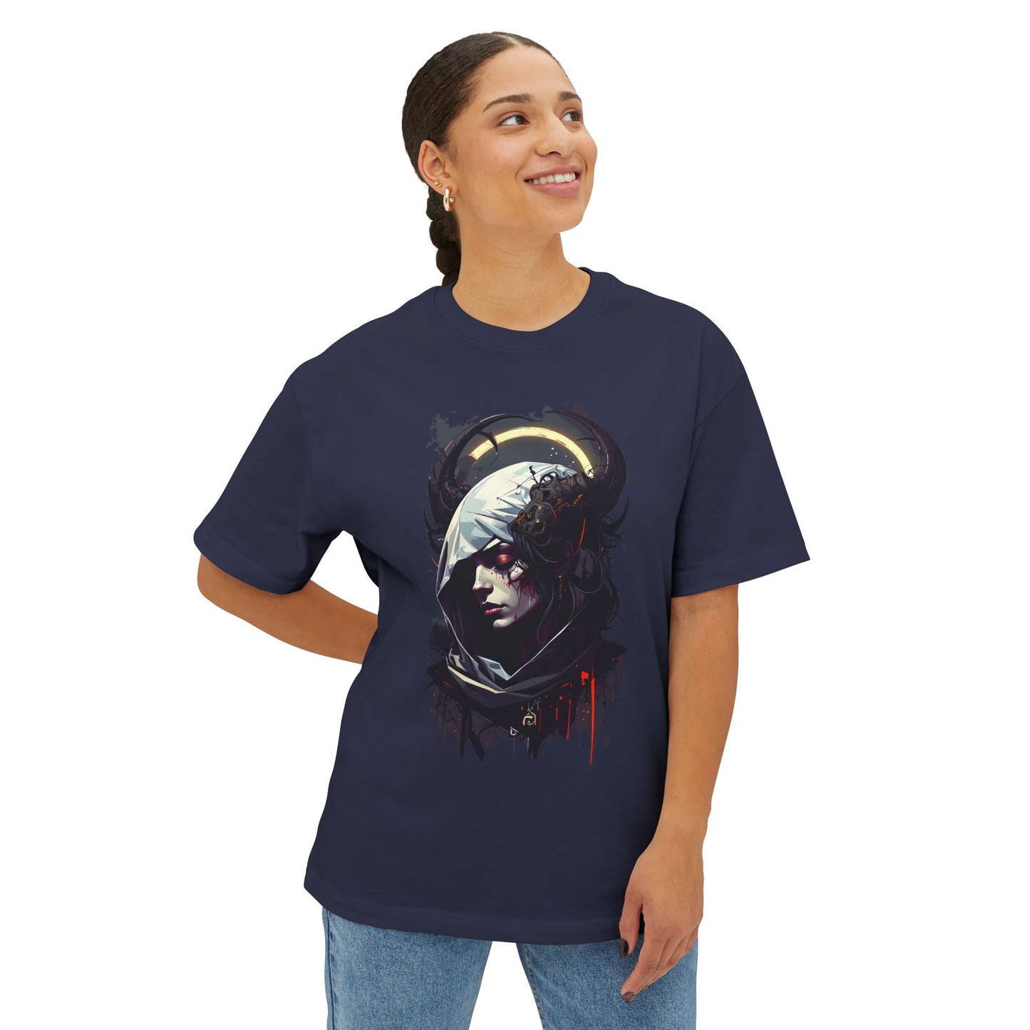 Urban Art Oversized Tee, Graphic Tee, Streetwear Shirt, Unique Art Clothing, Casual Fashion Top, Artistic Unisex T-Shirt