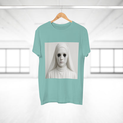 Spooky Art Tee, Unisex Graphic T-shirt, Halloween Costume, Horror Aesthetic Shirt, Creepy Vintage Look Top